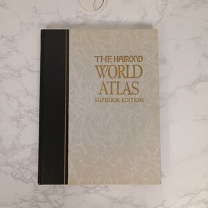 The Hammond‎ World Atlas: Superior Edition Hardcover Vintage Maps 1976